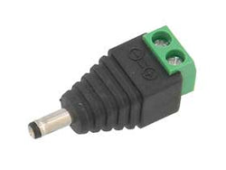 Power Plug- to Screw Terminals Adapter