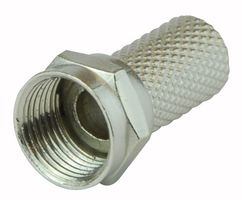 Twist-On F Type Plug with Zinc Body