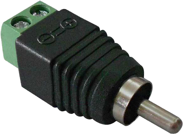 BNC Connector ﻿RCA Male Connector with Screw Terminal