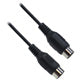 Cable 4 Pin DIN Male to Male - Black