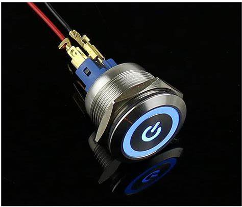 Engine Start Switch with Blue Light