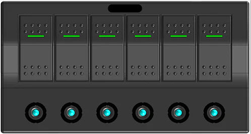 Rocker Switch Panel (Push Button)