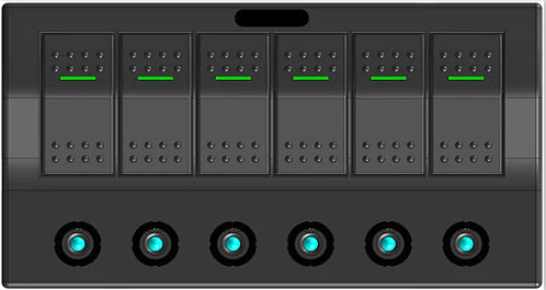 Rocker Switch Panel (Push Button)