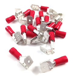 Red Piggy Back Electrical Crimp Terminal Connector 22-16