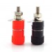 Banana Plugs Couple Terminal Red Black Connector