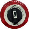 Battery switch Red ON-OFF-ON